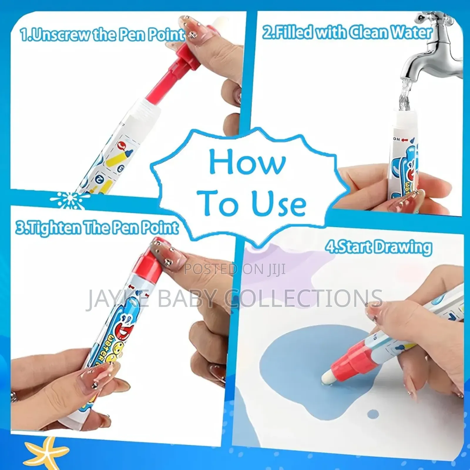 Messy Walls? Try This Reusable Water Drawing Mat
