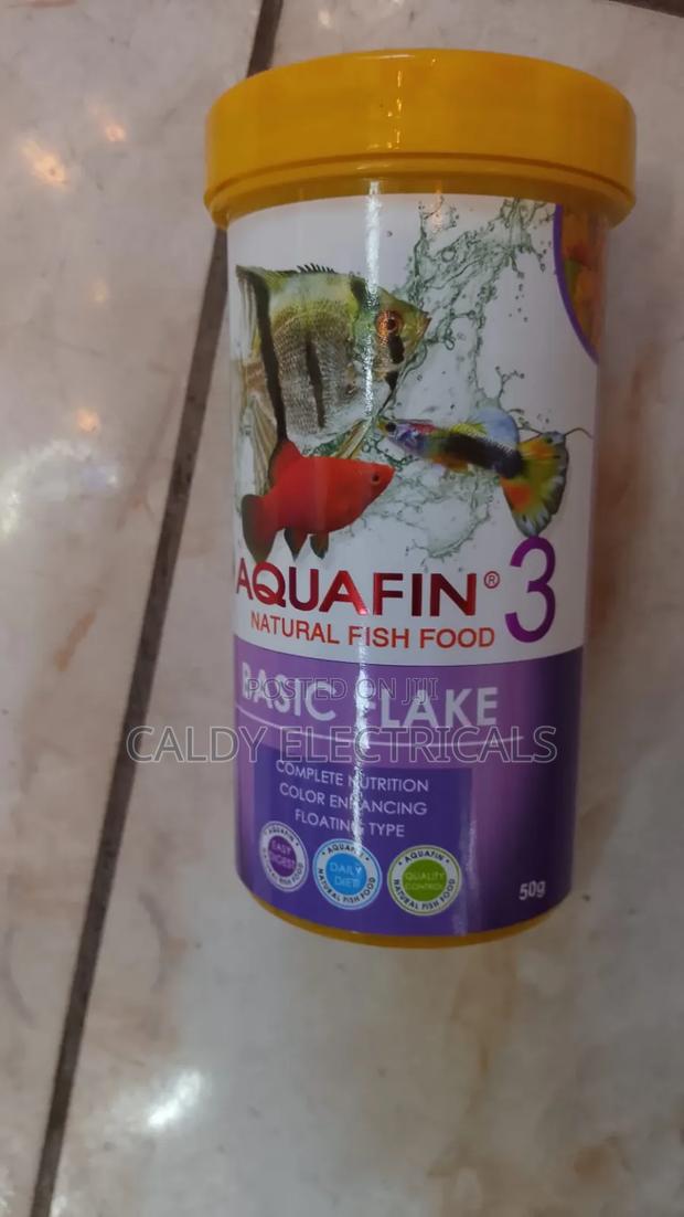 50g Aquafin Basic Flake Fish Food Jt5r - main view