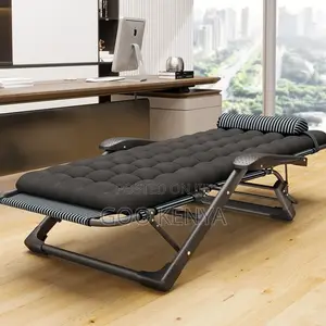 Home Chair;Heavy Fabric Cushion Folding Outdoor Reclining Home Day Bed