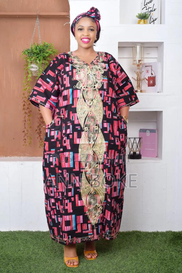 Sweet Mama Kitenge Free Size Dress - thumbnail 7