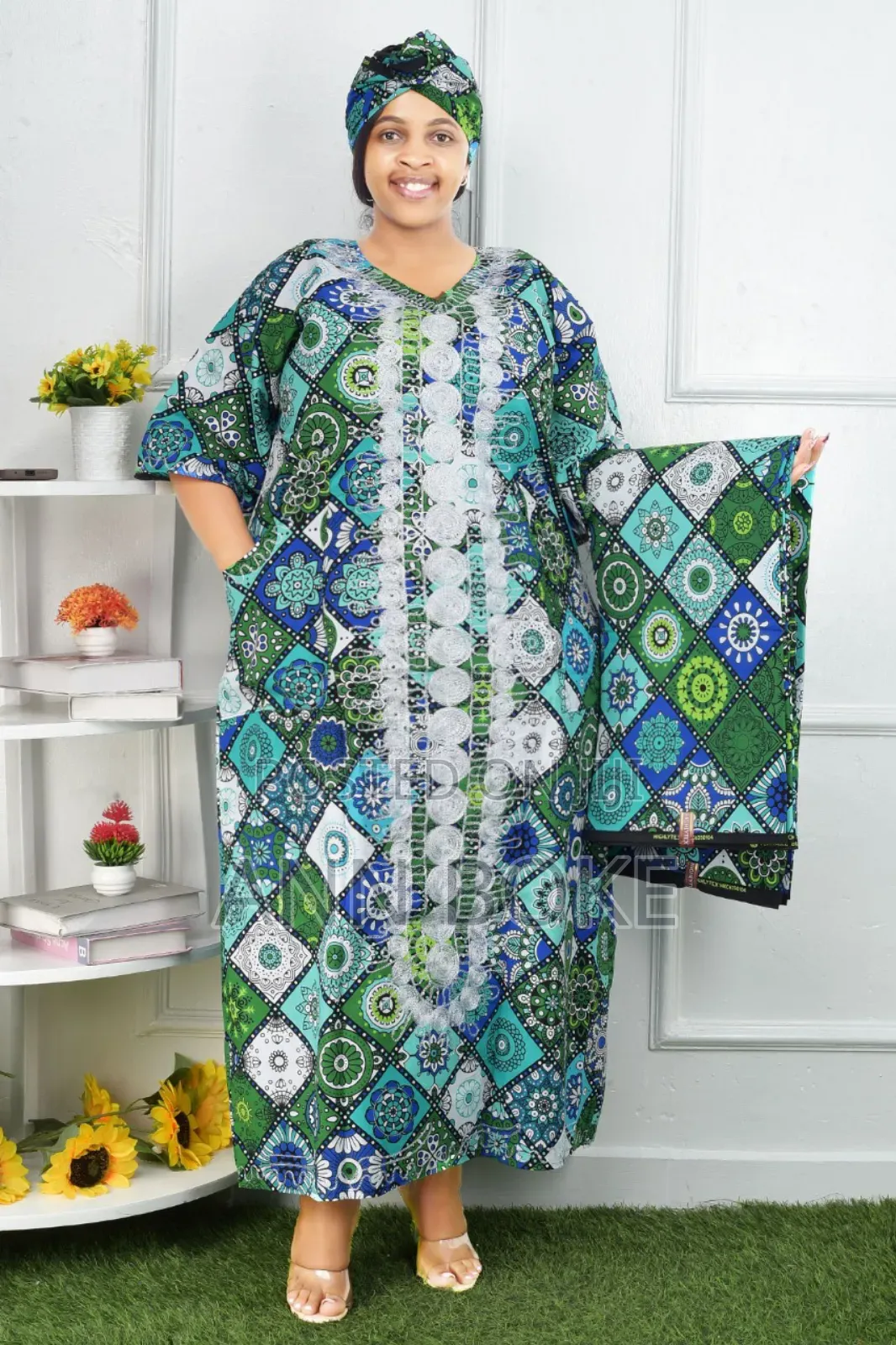 Sweet Mama Kitenge Free Size Dress