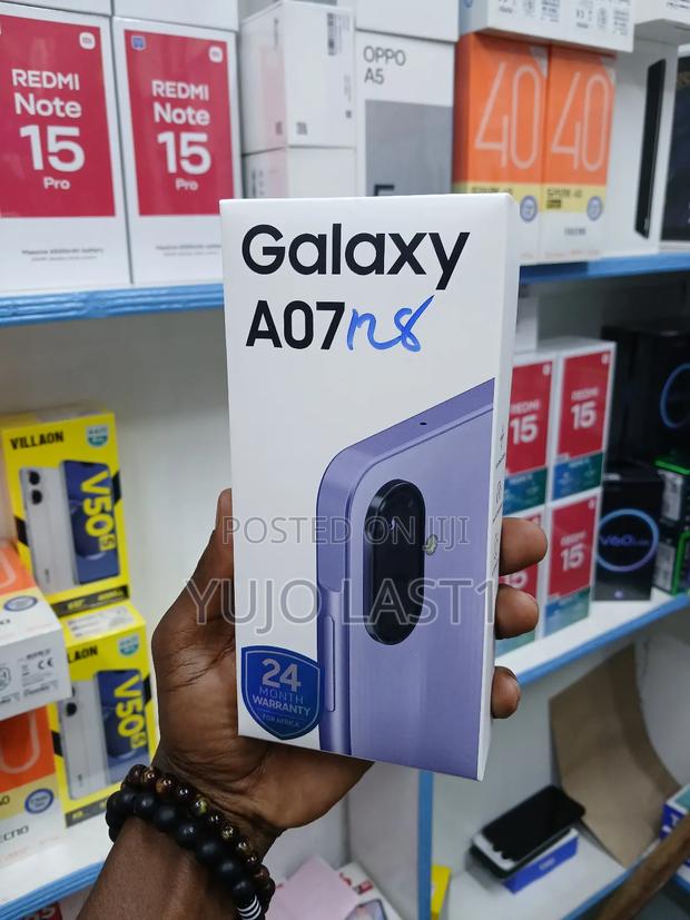 New Samsung Galaxy A07 4G 128 GB Black - thumbnail 4
