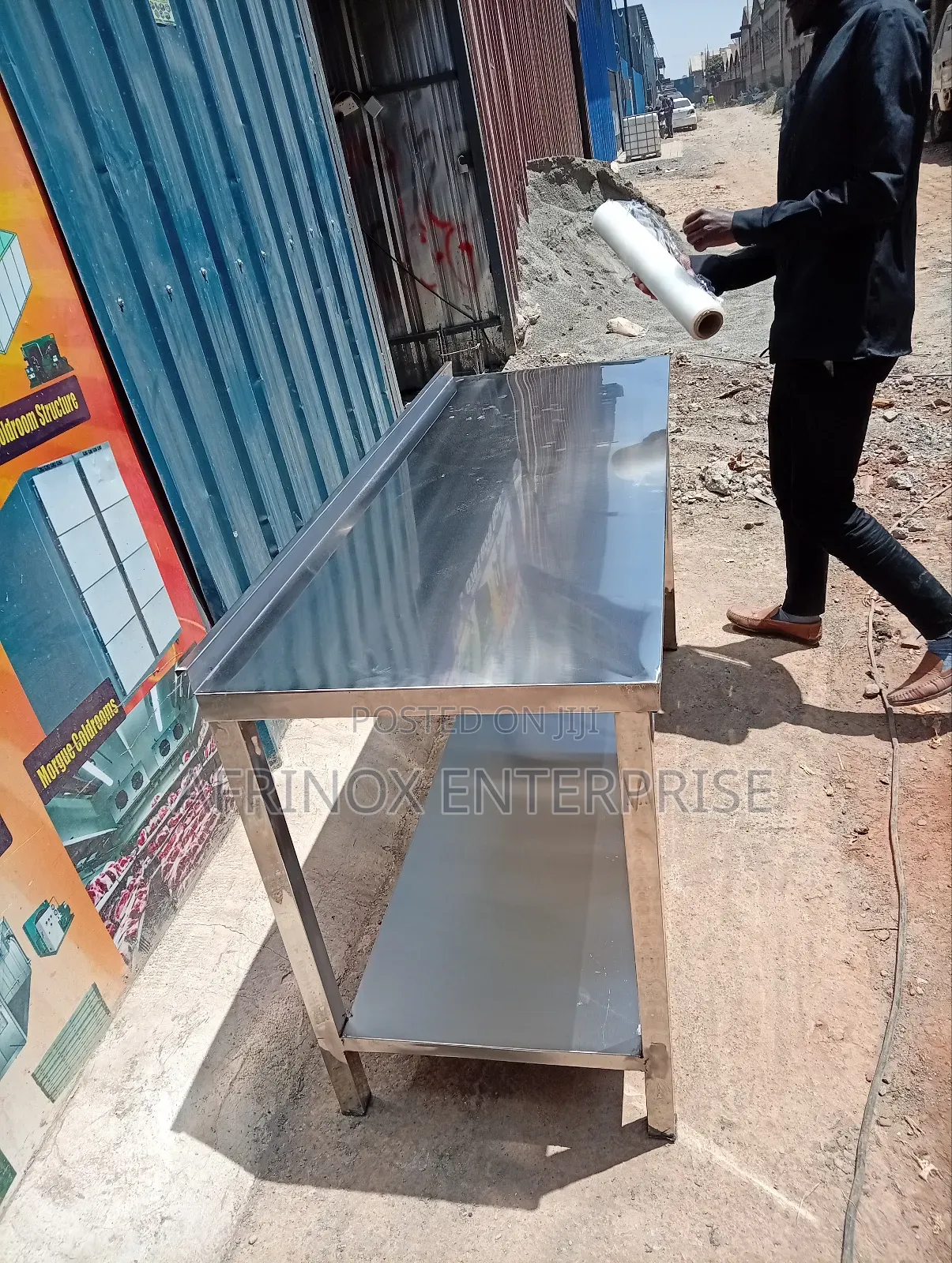 Stainless Steel Packaging Table