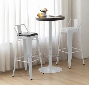 Home Stool;Metallic Outdoor Bar Stool For Coffee Shops And Restaurants