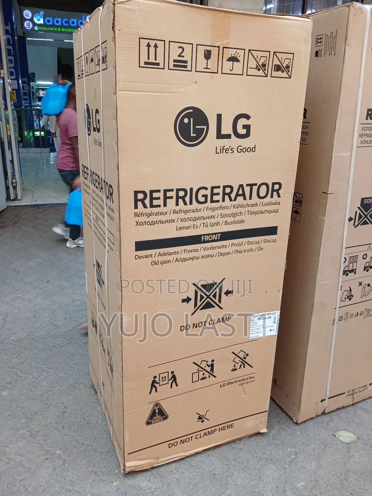 Lg 438l Top Mount Freezer Gl-C652hlcm Silver