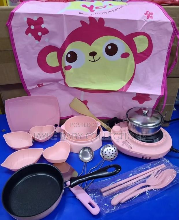 Kids 3–6y Pretend Play Mini Kitchen | Learn Cooking Safely - thumbnail 2