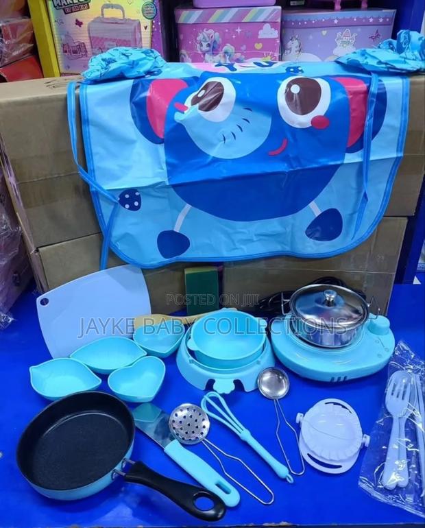 Kids 3–6y Pretend Play Mini Kitchen | Learn Cooking Safely - thumbnail 3