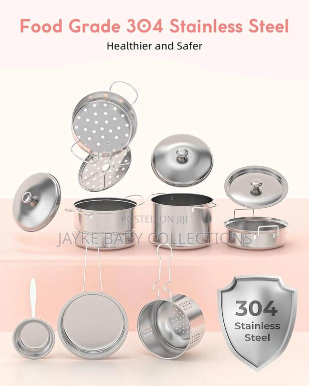 Kids 3–6y Pretend Play Mini Kitchen | Learn Cooking Safely - thumbnail 6