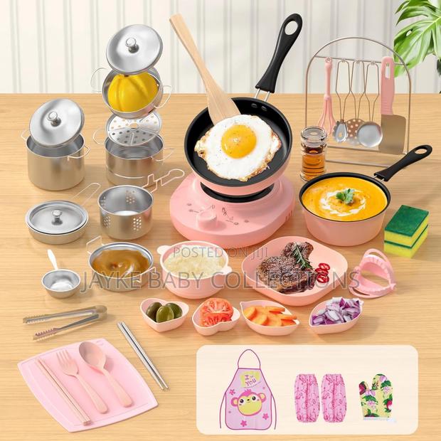 Kids 3–6y Pretend Play Mini Kitchen | Learn Cooking Safely - main view