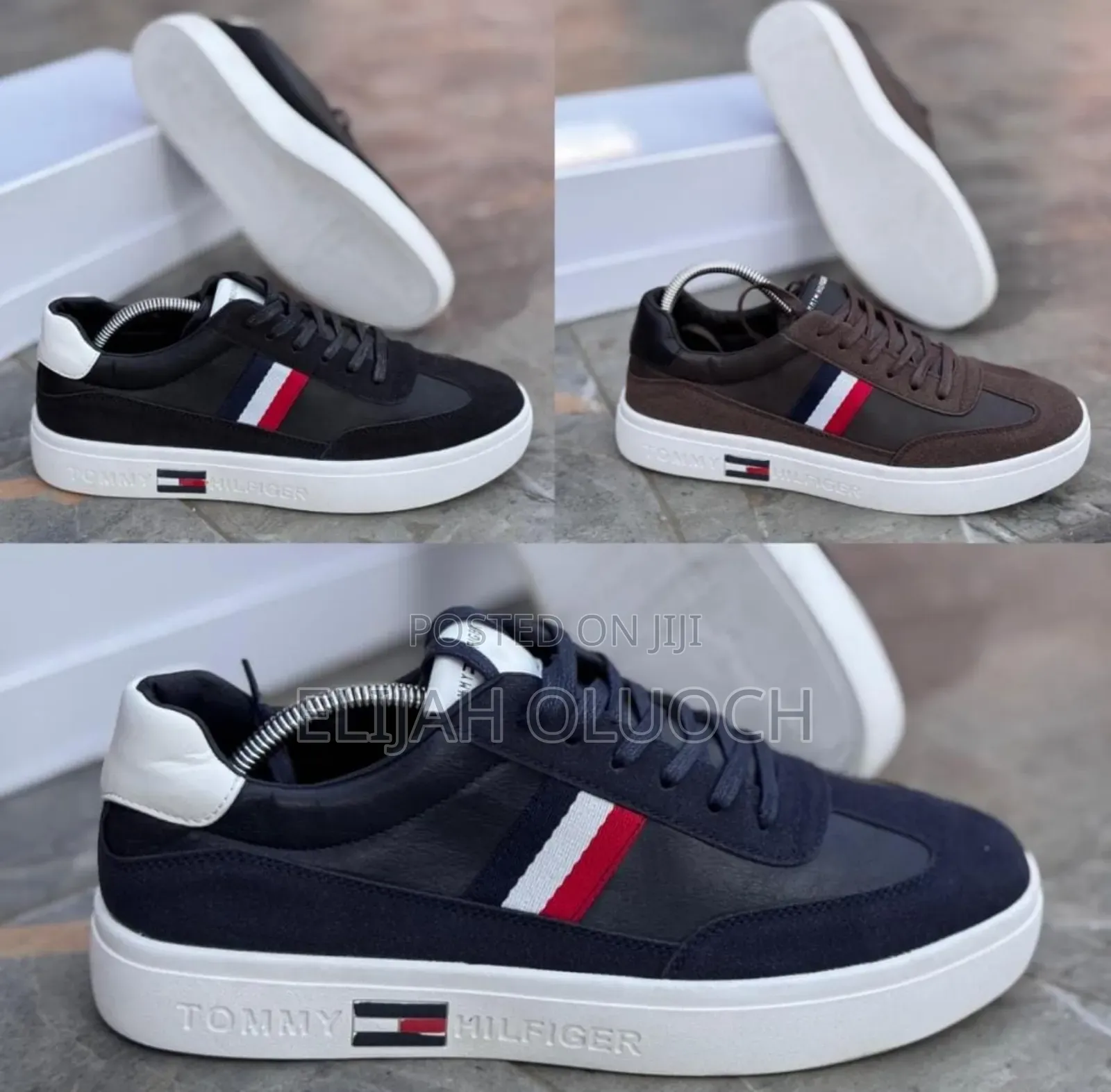 Tommy Hilfiger) Leather Laced Casuals*