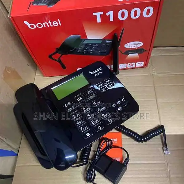 Fixed Wireless Desktop Phone-Quad-Band Gsm,Dual Sim,M-Pesa Fm Radio