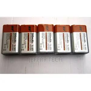 9v Rechargeable Battery - 5pcs