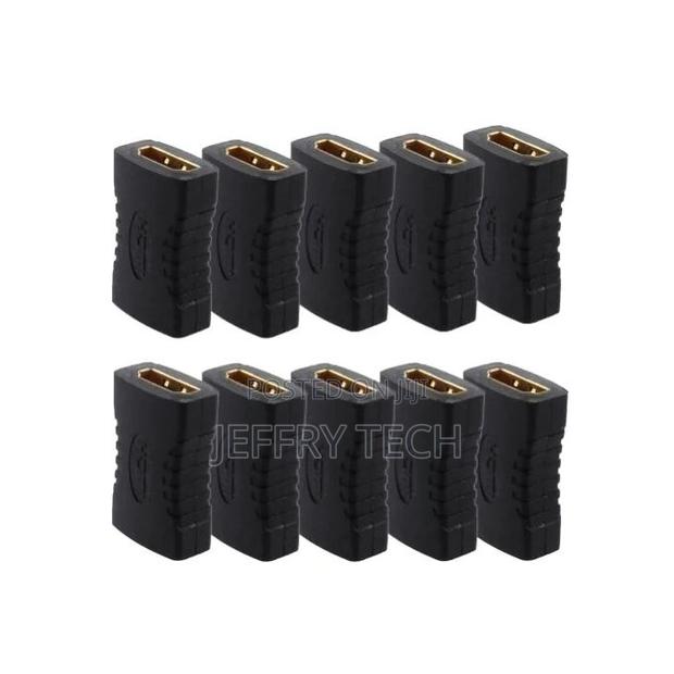Hdmi Compatible Female to Female Extender Adapter - 10pcs