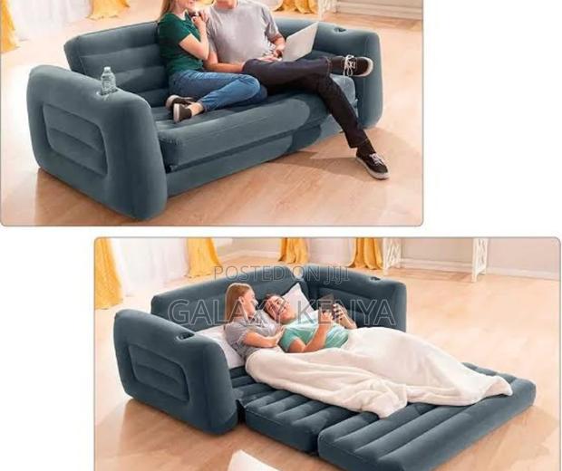 3 Seater Intex Inflatable Pull-Out Sofa Plus Free Electric Pump