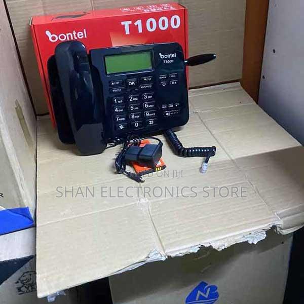 GSM Dual Sim Phone Fixed Wireless Desktop Telephone T1000 3000mah - main view