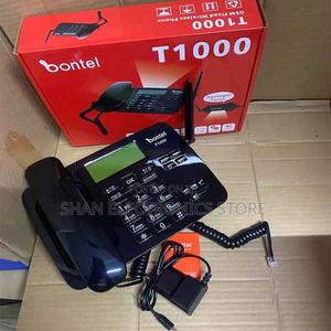 LCD Display, Adjustable Volume Desktop Phone-Quad-Band Gsm,Dual Sim - thumbnail 2
