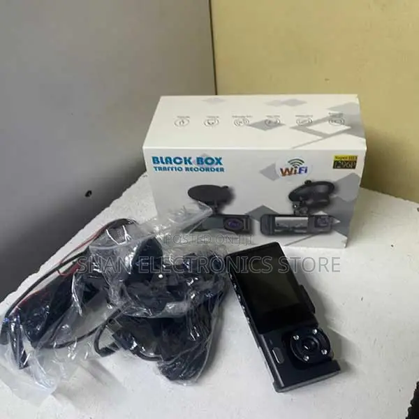 Unique Compact 3 Channel Dash Cam 170° Wide Angle - Night Vision