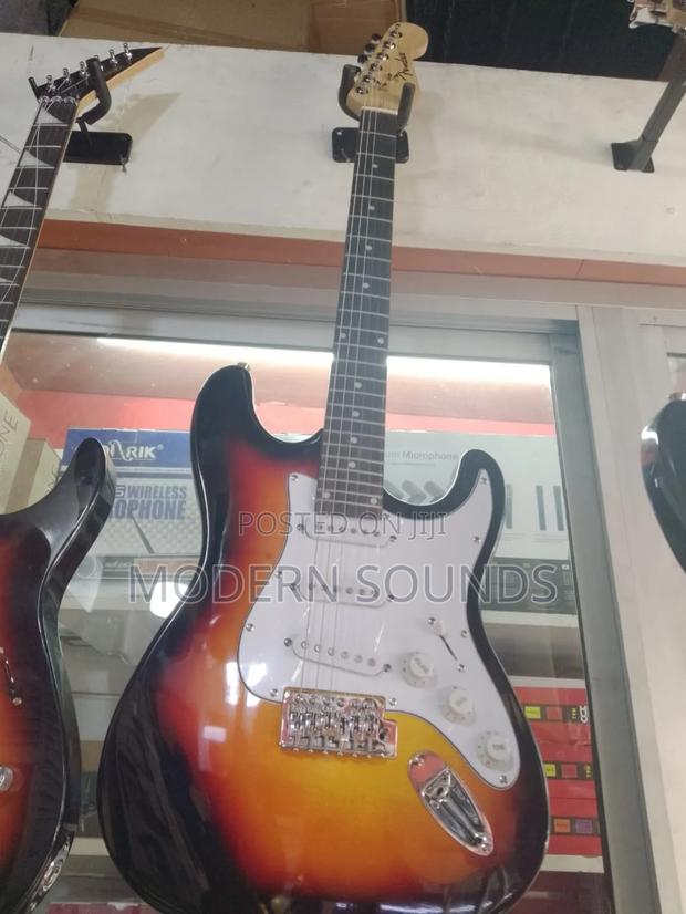 Sunburst Electric Guitar - main view