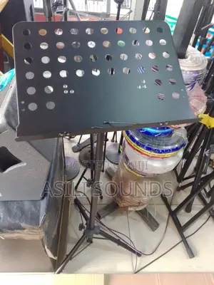 Black Metal Orchestral Sheet Music Stand