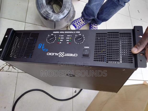 Crest Audio Ca18 Professional Power Amplifier. - main view