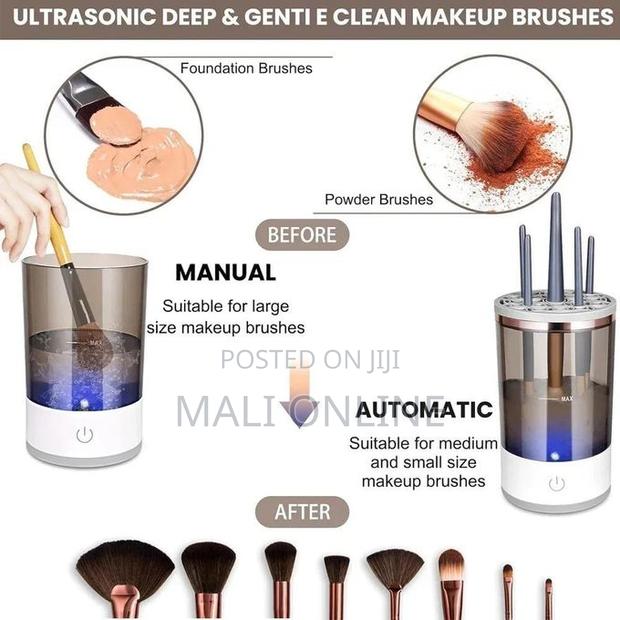 Automatic Electric Makeup Brush Cleaner Usb Portable Makeup Brush - thumbnail 2
