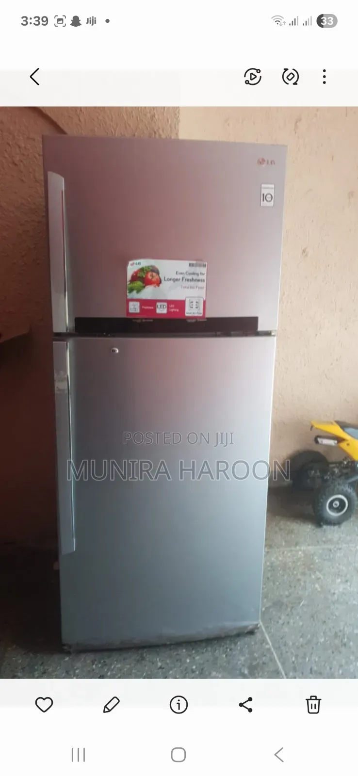 2 Door Fridge