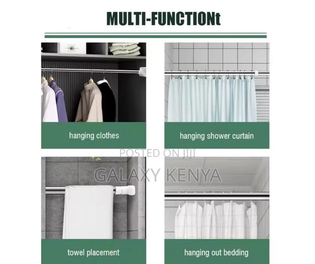 Multipurpose Extendable Telescopic Rod (70-120 Cm) - thumbnail 2