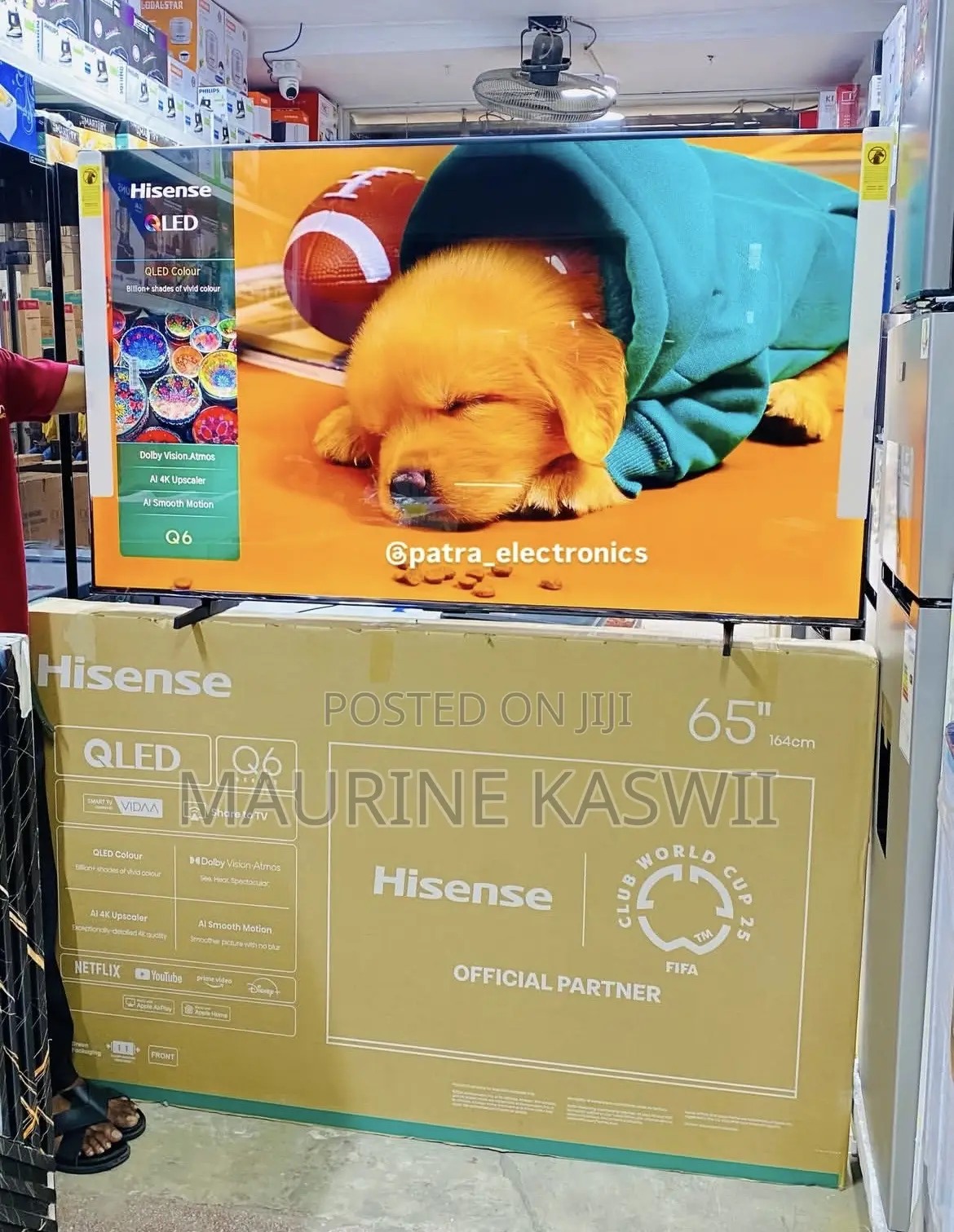 Hisense Qled 65” Inch Smart Vida Frameless-65q6