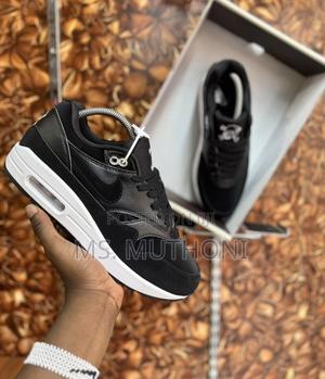 Nike Air Max 1 Premium Black Silver Swoosh 36 -45 - thumbnail 2