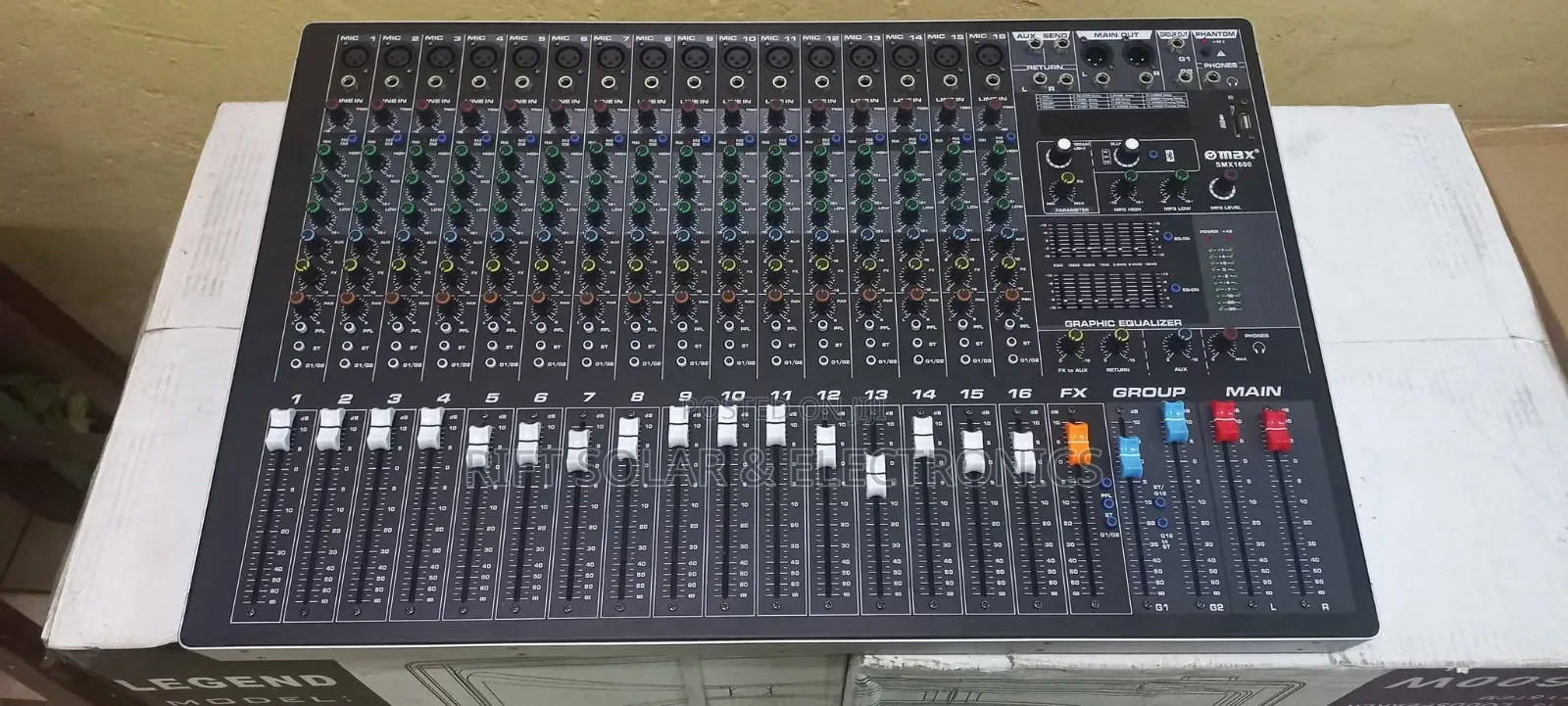 16 Channels Professional Plain Mixer Usb Bluetooth Enabled