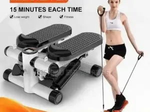 *_Mini Stepper With Resistance Bands*_