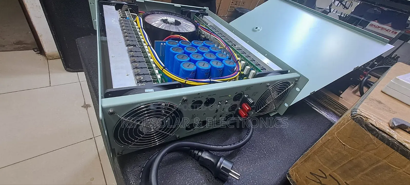 Powerful Morgan Sound 39.2 Class H Power Amplifier 2 Channels
