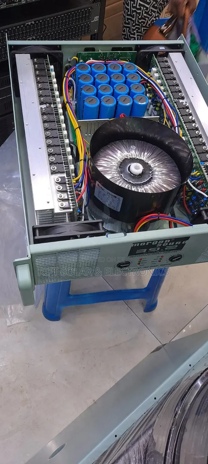 Powerful Morgan Sound 39.2 Class H Power Amplifier 2 Channels