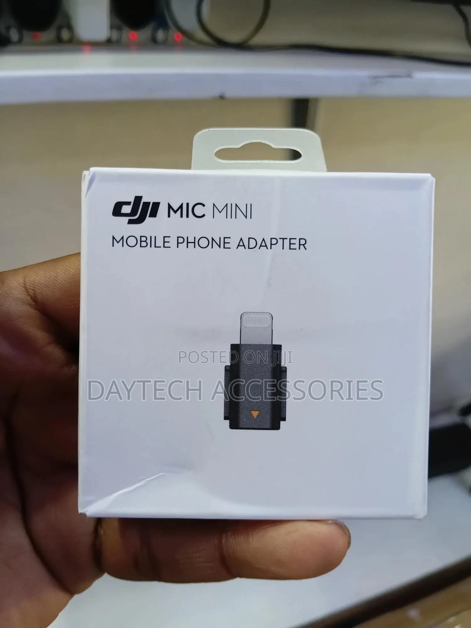 This Is a Dji Mic Mini Mobile Phone Adapter (Lightning)
