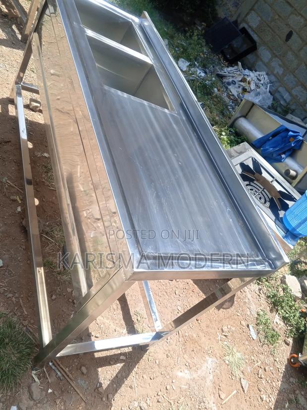 Fabricated Double Sink Industrial Use - main view