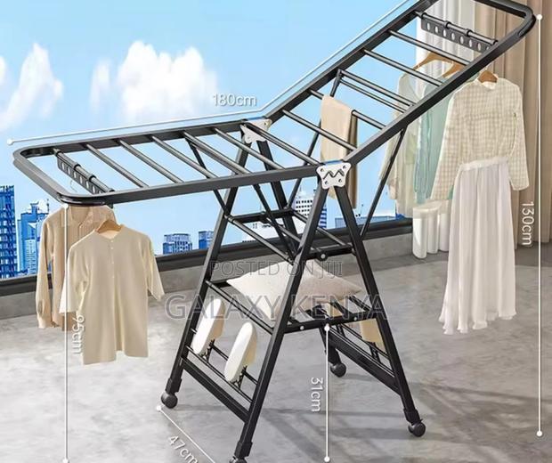 Movable Foldable/Portable Laundry Drying Rack - main view