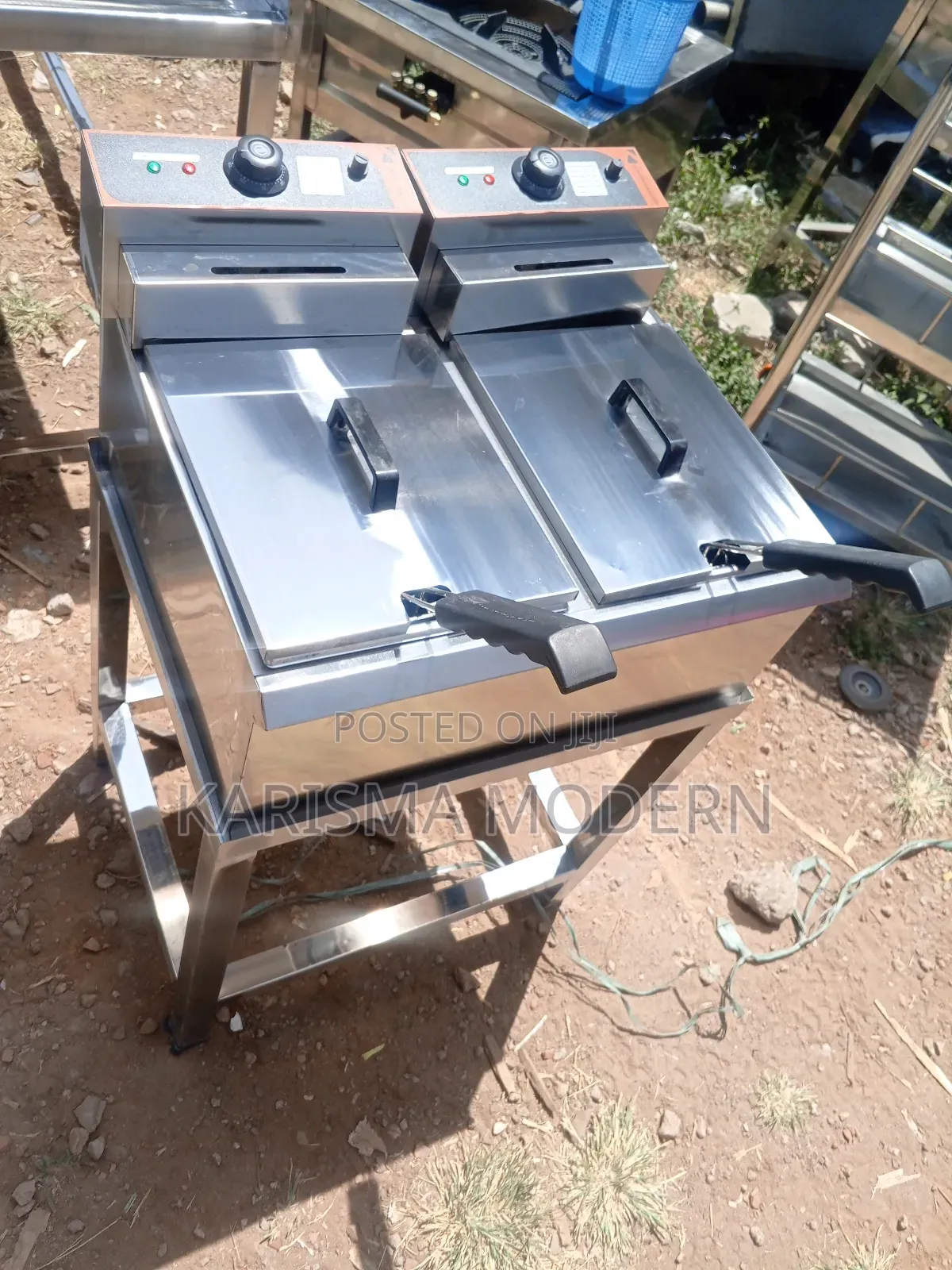 Commercial Fryer With Stand