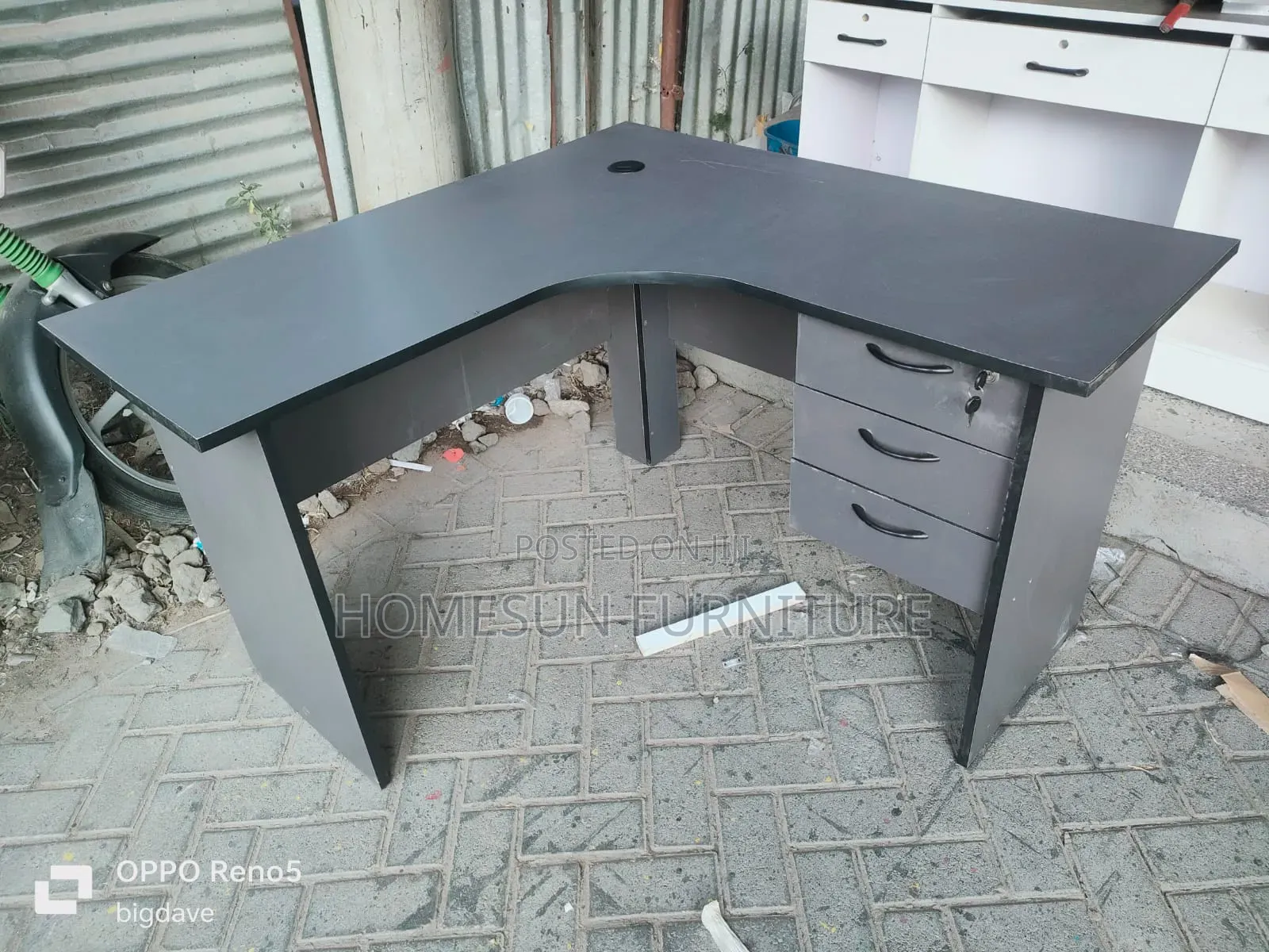 L-shape Study Desk