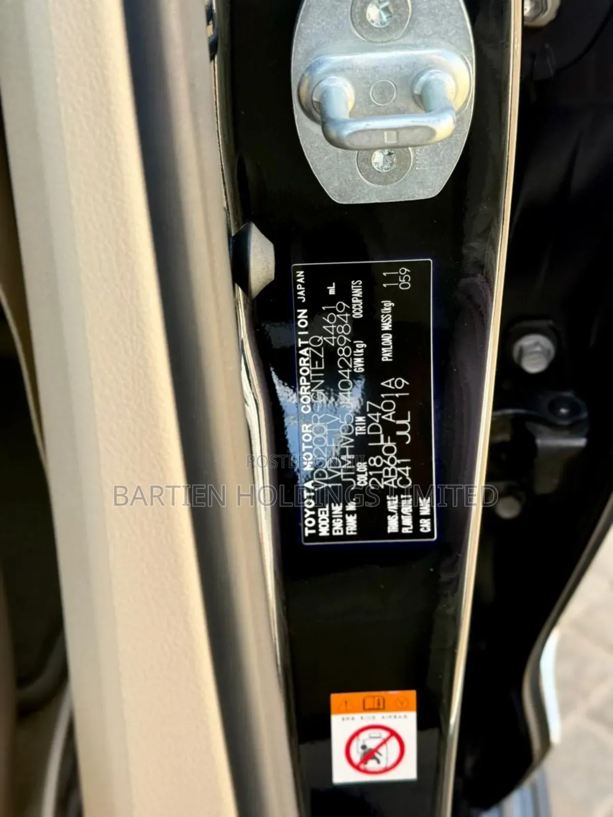 Toyota Land Cruiser 2019 Black