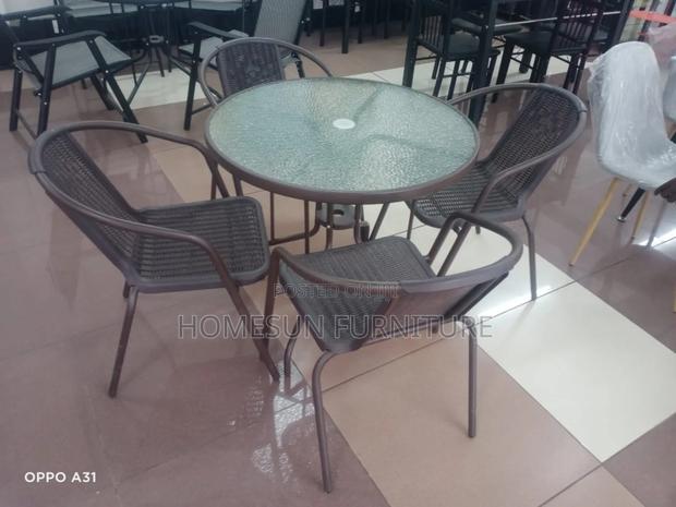 Round Outdoor Dining Set - main view