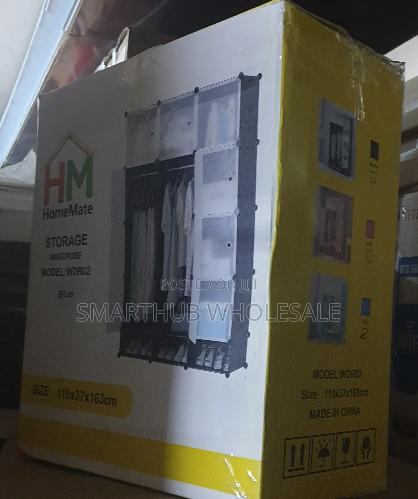 3 Column Plastic Wardrobe