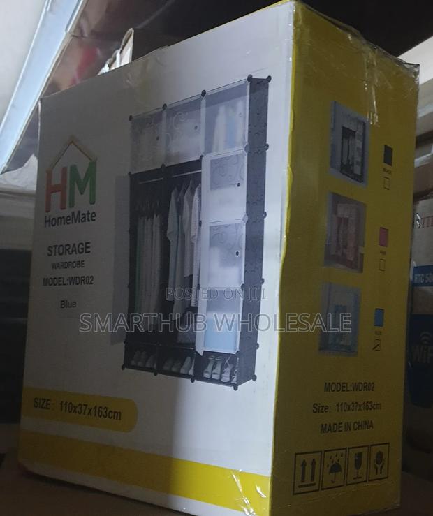 3 Column Plastic Wardrobe