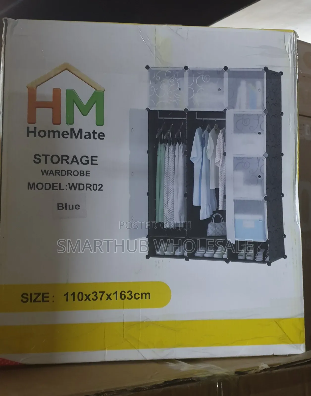 Hard Semi Permanent Plastic Wardrobe