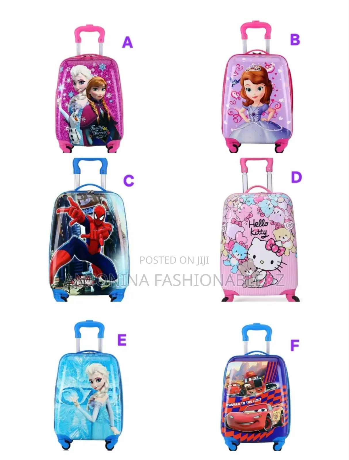 Cartoon Themed Kid Trolley Bag