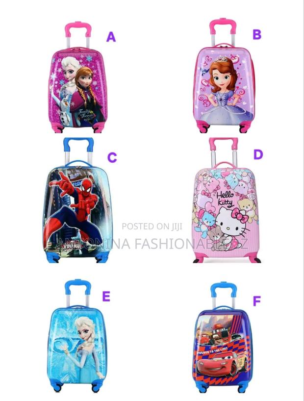 Cartoon Themed Kid Trolley Bag