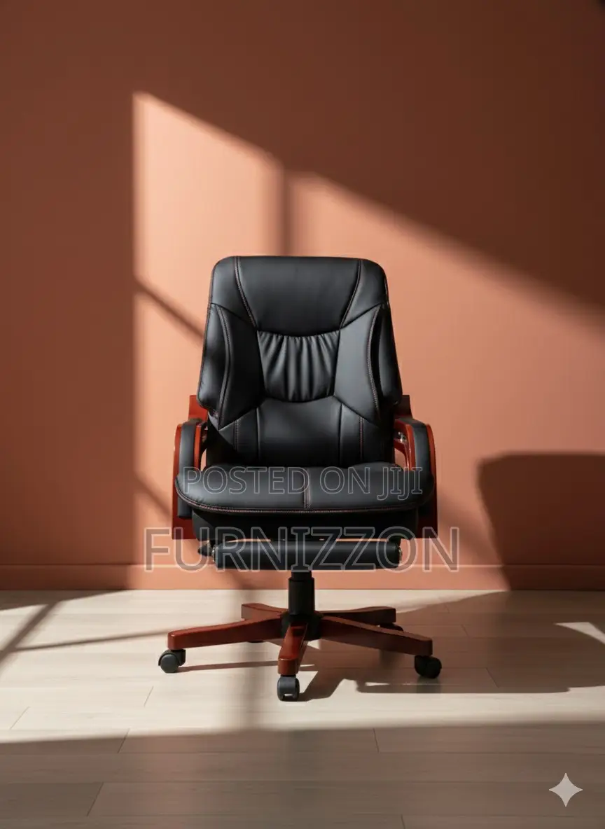Comfortable High Back PVC Adjustable Office Seat
