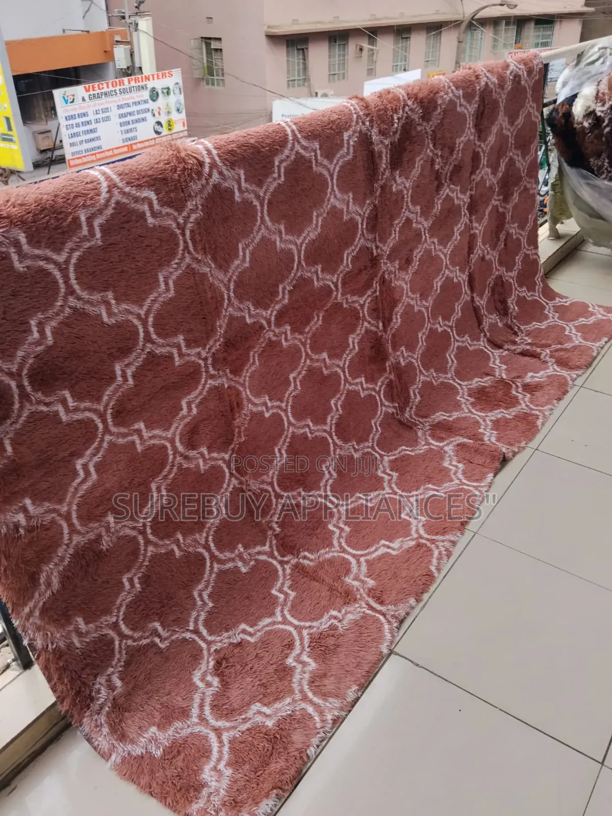 7x10 Feet Luxury Patchwork Shaggy Carpet