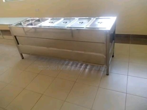 Stainless Steel Food Warmer Display