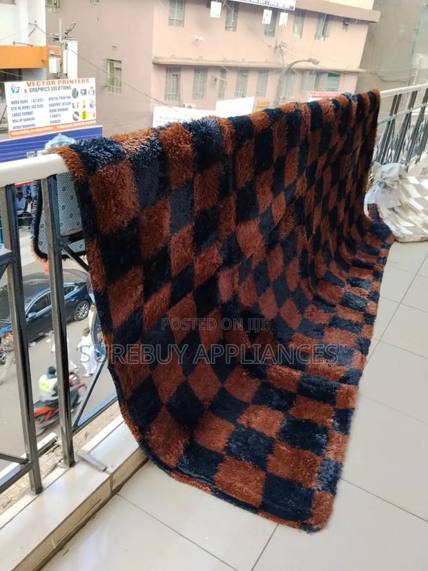 Fluffy ! 7×10 Feet Oversized Fluffy Patch Rug - main view