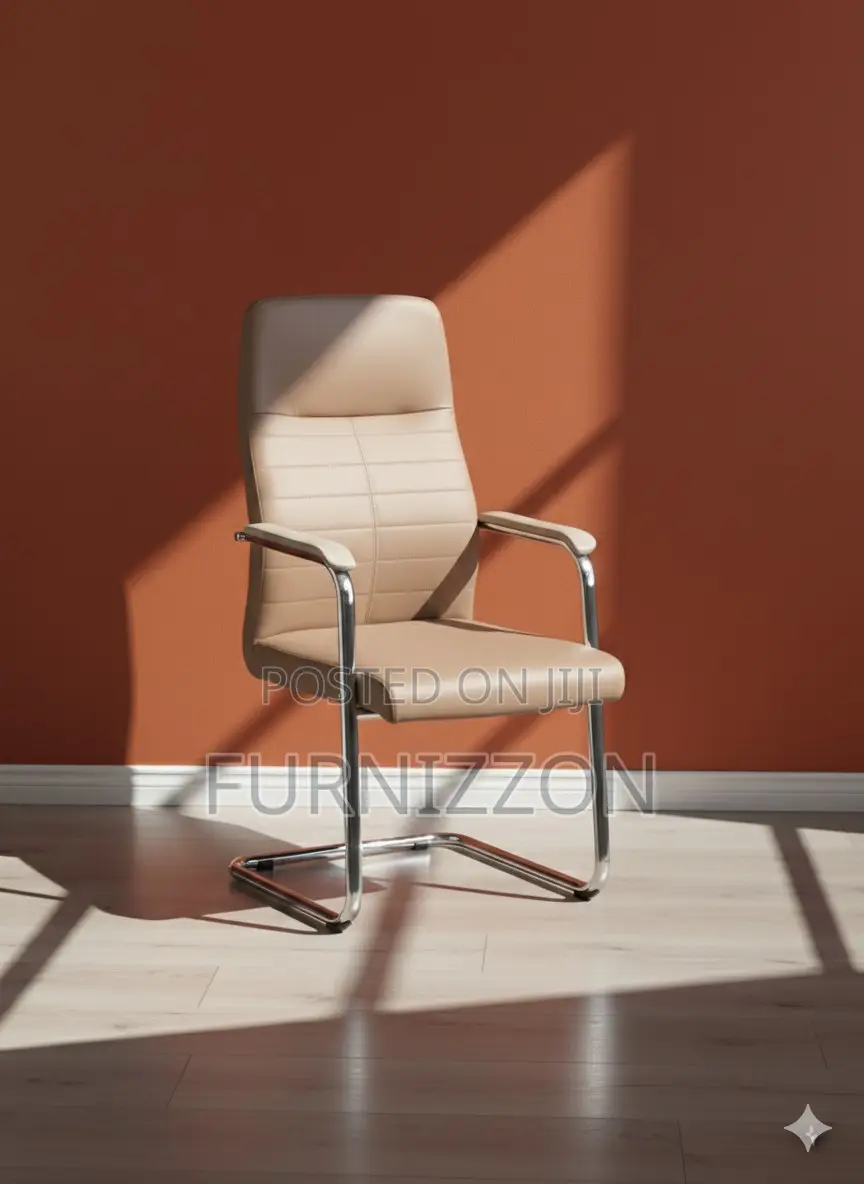 Comfortable PVC Executive Sled Base Side Chair